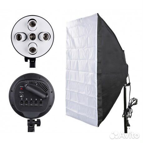 Постоянный свет FST KF-130II осветитель, софтбокс