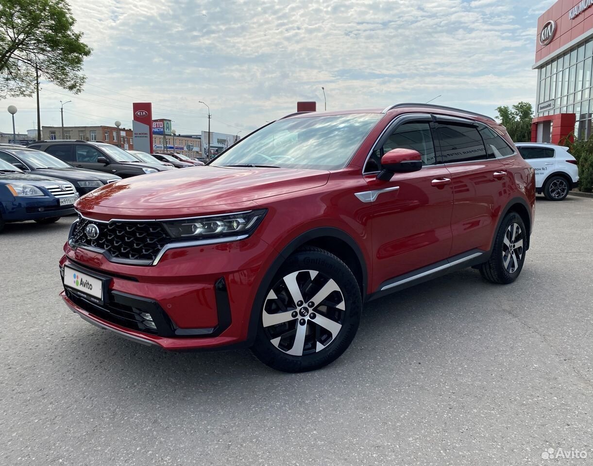 Kia Sorento 2021 красный