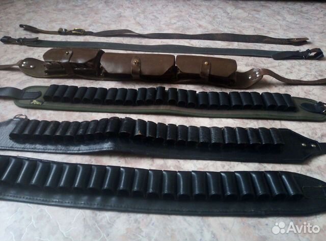 Патронташи 12 и 16 кал,ремешки для гладкоствольног