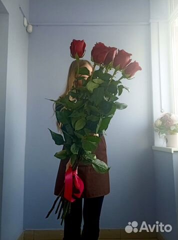 Метровые розы. Цветы