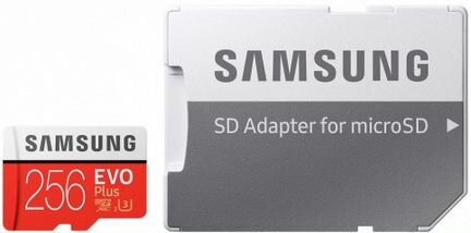 Новая карта памяти samsung microSD EVO Plus 256GB