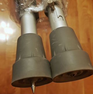 Костыли подмышечные металлические регулируемые