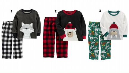 Флисовая пижама Carters, новая, 3-5л