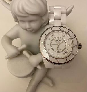 Часы Chanel J12 с бриллиантами