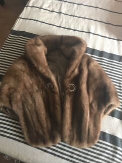 Норковая накидка, жакет, балеро