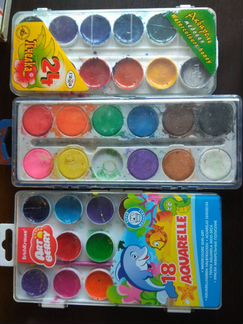 Акварель краски 18 цветов 12 цветов