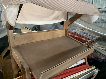 Стеллаж хлебный 4 полки под наклон