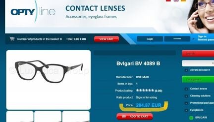 Оправа Bvlgari bv4089 / очки Luxor 10