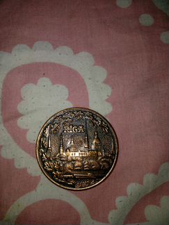 Медаль рига из меди