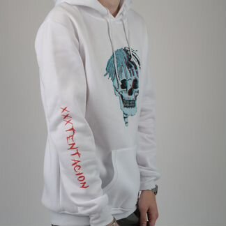 Худи xxxtentacion белое