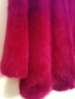 Шуба из искусствен. меха