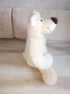 Мягкая игрушка белый медведь 50 см