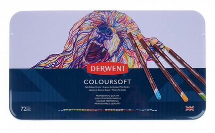 Карандаши цветные, Derwent Coloursoft 72 цв