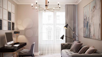 3-к квартира, 115.4 м², 2/35 эт.