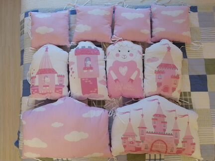 Бортики для детской кроватки