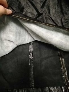 Пальто из натуральной кожи