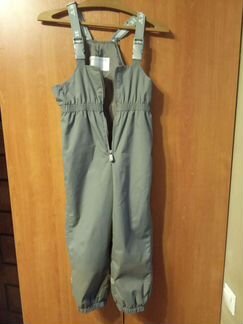 Осенние штаны-полукомбинезон р.122