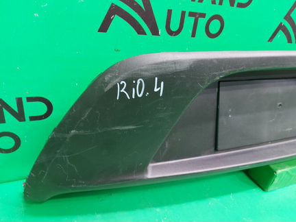 Юбка бампера задняя Kia Rio 4 2017