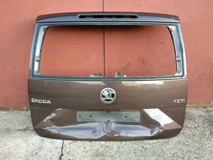 Крышка Skoda Yeti багажника дверь оригинал