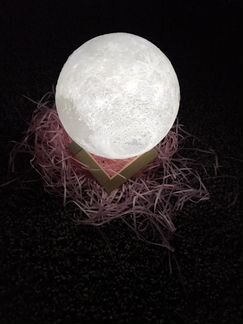 Светильник ночник Луна Moon Lamp 15 см на пульте