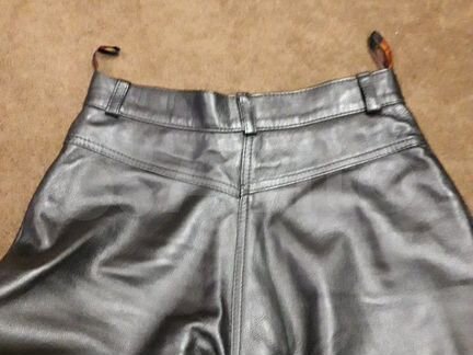 Джинсы кожа вельвет