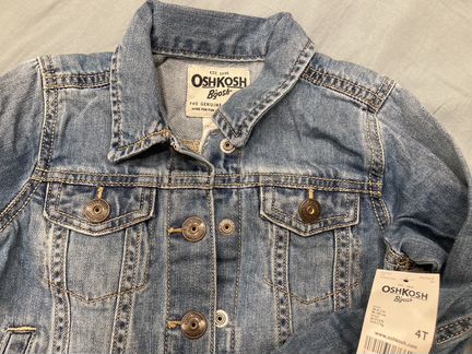 Джинсовая куртка Oshkosh новая 4Т