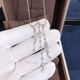 Chanel золотое колье с бриллиантами 0.55 ct