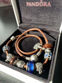 Украшение Pandora браслет с шармами