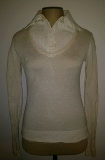 Пуловер кашемир и рубашка Patrizia Pepe р.40-42ори