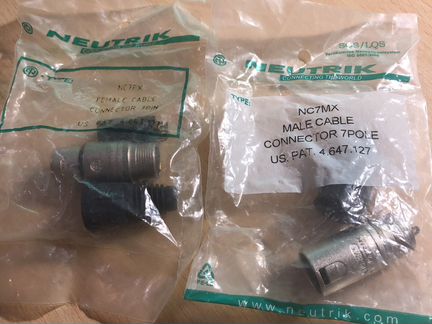 Разъемы кабельные и панельные