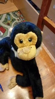 Обезьяна wiki zoo мягкая игрушка со звуковым чипом