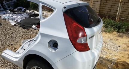 Задняя часть Хендай солярис хетчбект