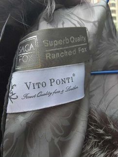 Накидка чернобурка фирмы Vito Ponti