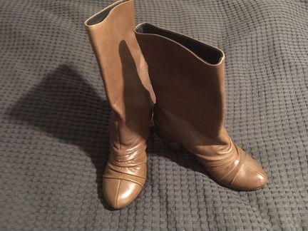 Сапожки кожаные