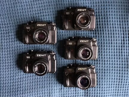 Zenit 122 + Helios 44-m 5 шт