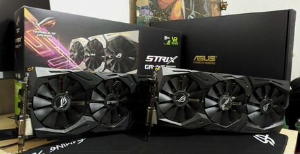Asus strix GTX1080 две обмен/продажа