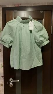 Блуза летняя zara, 100хлопок