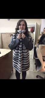 Шуба -шиншилловый кролик(рекс)