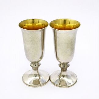 Рюмки из серебра 916 пробы, 2 штуки
