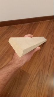 Плинтус мдф шпон орех