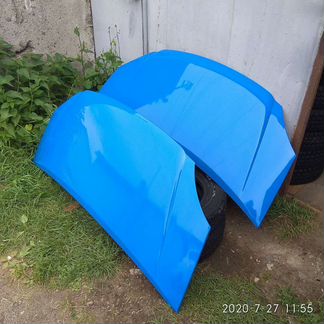 Капот Газель синий 