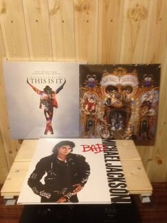 Michael jackson 3 альбома винил