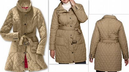 Стеганые куртки-пальто из Америки от Lands
