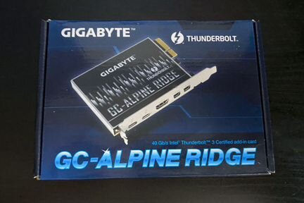 Thunderbolt 3 CG - Gigabyte Alpine Ridge
