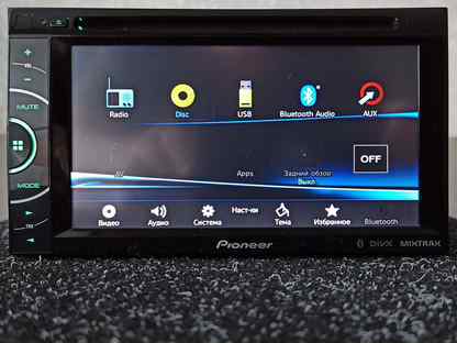 Pioneer AVH-X2500BT (USB/DVD/CD/MP3/AUX/камера/SUB