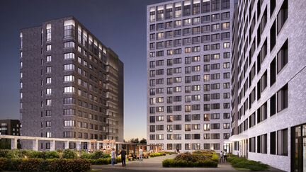 2-к апартаменты, 54.8 м², 13/15 эт.