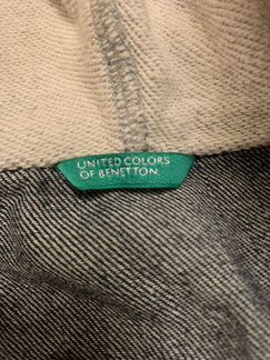 Джинсовая куртка/ветровка benetton 98-104