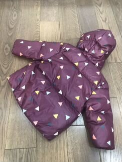 Куртка зимняя Adidas для девочки 12 мес