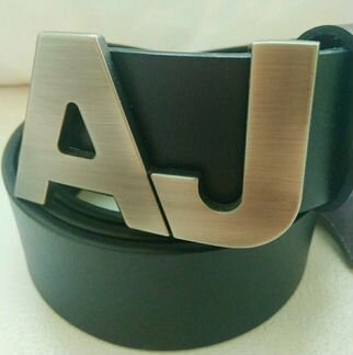 Ремень AJ Armani Jeans кожа черный новый