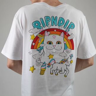 Футболка RipNDip белая